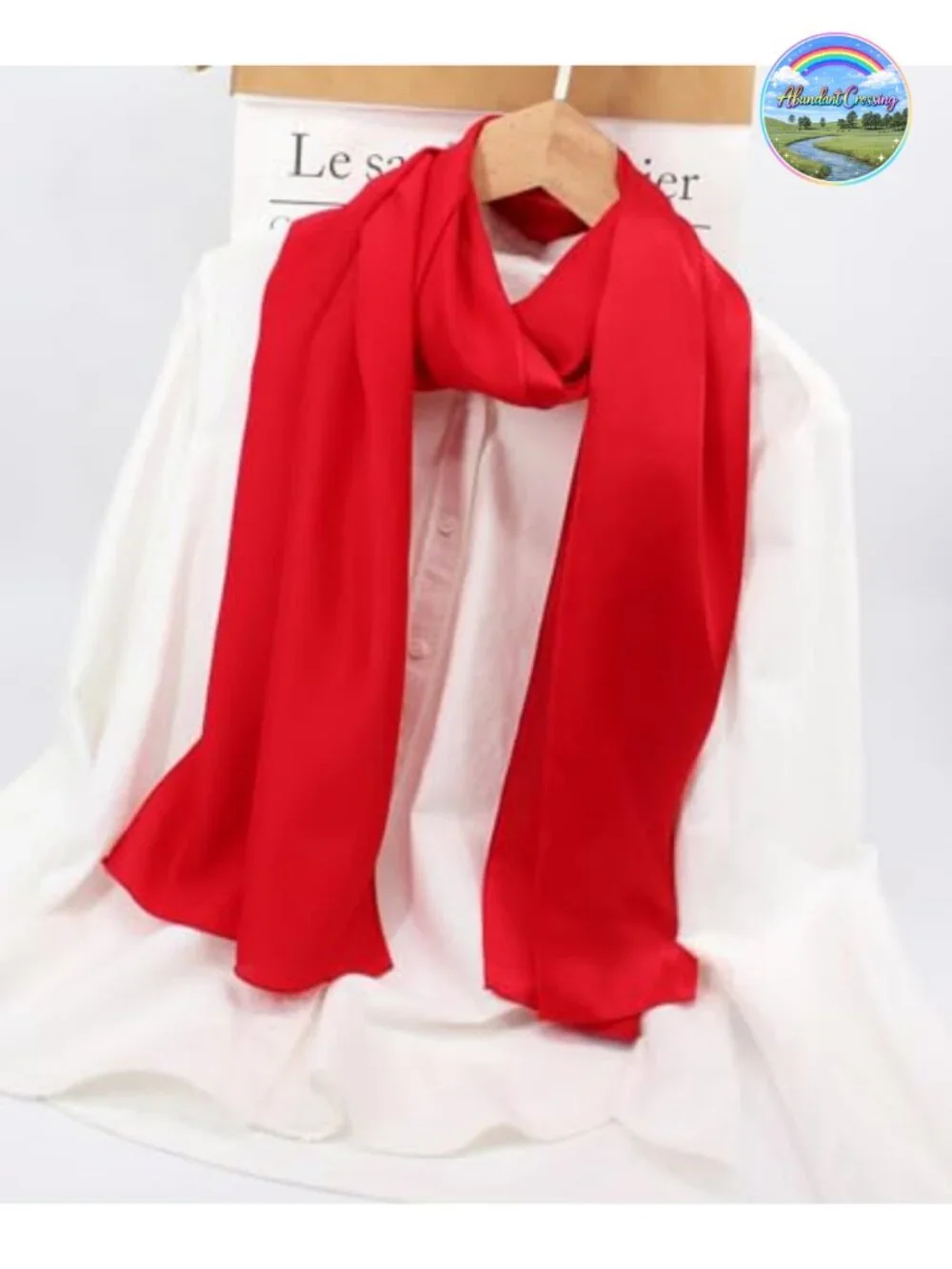 100% Silk Long Scarf Women Large Oblong Shawl Gift